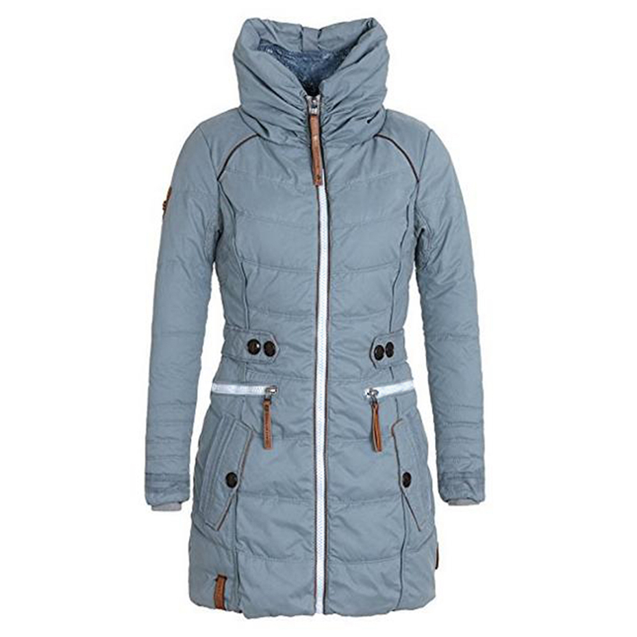 Women Winter Jacket Solid Turtleneck Zipper Pocket Long Parka Thick Fleece Warm Winter Coat Ladies Women Slim Plus Size Parkas-in Parkas from Women's Clothing & Accessories on Aliexpress.com | Alibaba Group